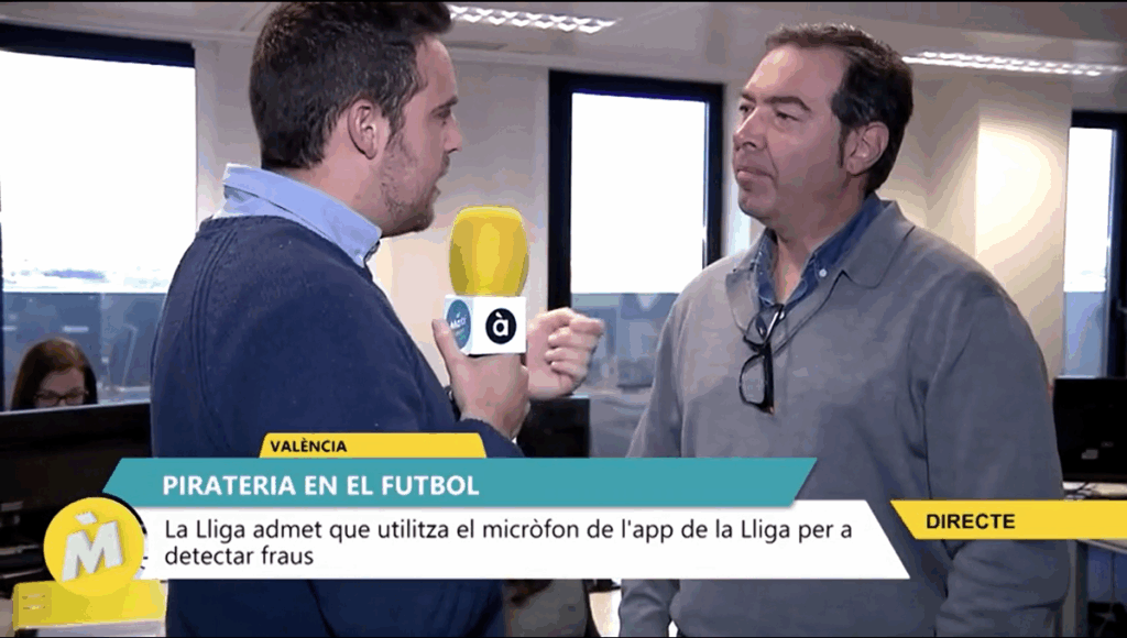 Intervención de FORLOPD en "El matí a punt"