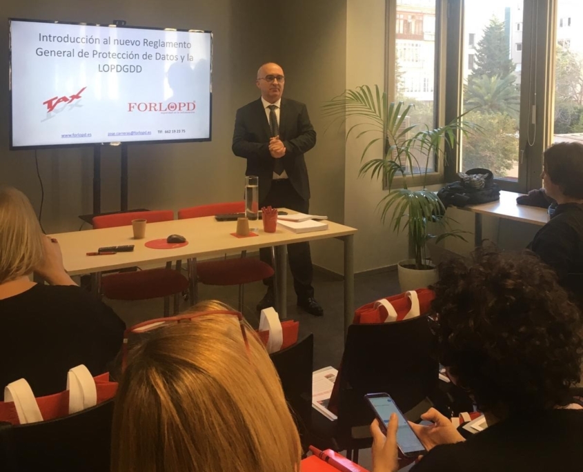 Presentación en TAX BARCELONA FORLOPD