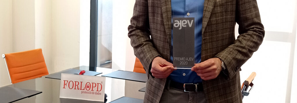 Forlopd recibe el premio Joven Empresario del Año 2020 por AJEV