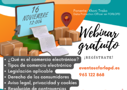 Invitación a webinar comercio electrónico