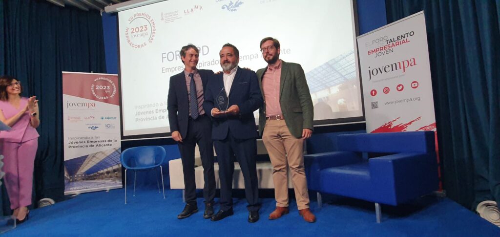Forlopd recibe un premio de Jovempa a empresa inspiradora del año