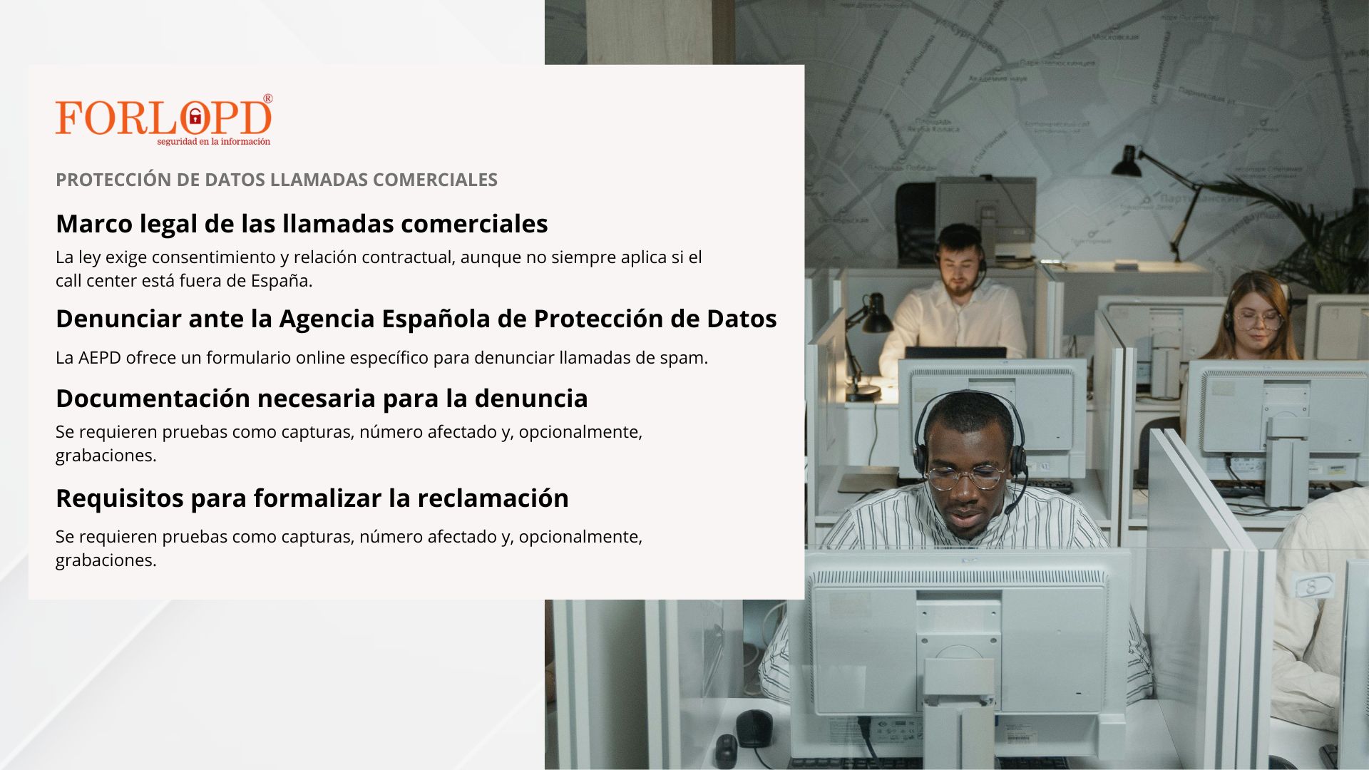 denunciar llamadas comerciales