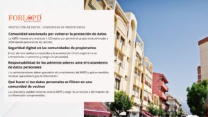 comunidad de propietarios sancionada