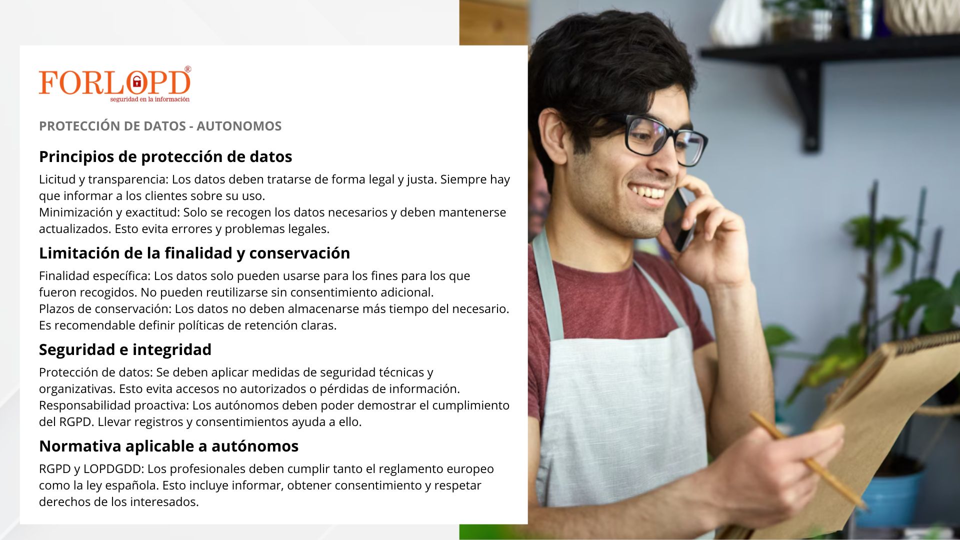 Autónomos protección de datos
