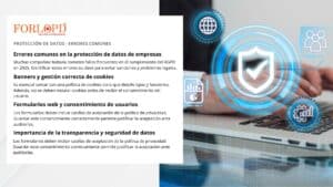 errores frecuentes protección de datos
