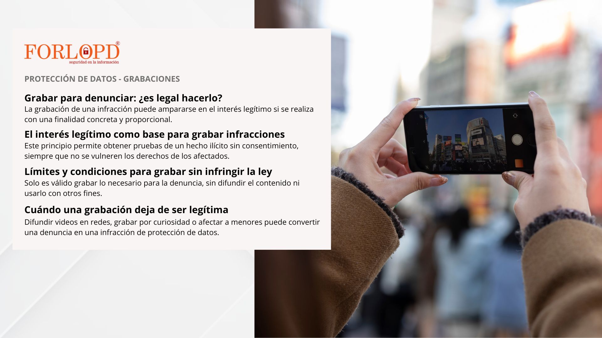 grabar-notificar-infraccion- grabar para notificar infracción