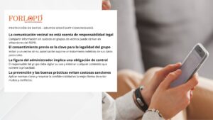 infracciones grupo de whatsapp de comunidades de vecinos